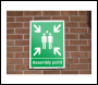 Sealey SS37P1 Worksafe® Assembly Point Safety Sign - Rigid Plastic
