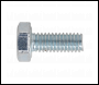 Sealey SS416 HT Setscrew M4 x 16mm 8.8 Zinc DIN 933 - Pack of 50