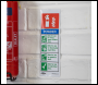 Sealey SS52V1 Worksafe® Powder Fire Extinguisher Safety Sign - Self-Adhesive Vinyl