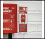 Sealey SS53P10 Worksafe® Fire Blanket, Rigid Plastic Safety Sign - Pack of 10