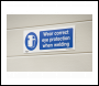 Sealey SS54V1 Worksafe® Wear Eye Protection When Welding Safety Sign - Self-Adhesive Vinyl