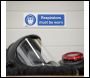 Sealey SS56P1 Mandatory Safety Sign - Respirators Must Be Worn - Rigid Plastic