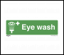 Sealey SS58P10 Safe Conditions Safety Sign - Eye Wash - Rigid Plastic - Pack of 10