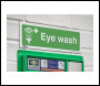Sealey SS58P1 Worksafe® Eye Wash Safety Sign - Rigid Plastic