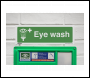 Sealey SS58P1 Worksafe® Eye Wash Safety Sign - Rigid Plastic