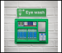 Sealey SS58V10 Worksafe® Eye Wash Safety Sign, Self-Adhesive Vinyl - Pack of 10