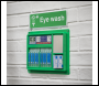 Sealey SS58V10 Worksafe® Eye Wash Safety Sign, Self-Adhesive Vinyl - Pack of 10