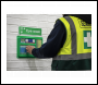 Sealey SS58V10 Worksafe® Eye Wash Safety Sign, Self-Adhesive Vinyl - Pack of 10