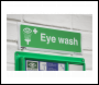 Sealey SS58V1 Worksafe® Eye Wash Safety Sign - Self-Adhesive Vinyl