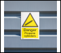 Sealey SS62P10 Worksafe® Danger Propane Cylinders Safety Sign, Rigid Plastic - Pack of 10