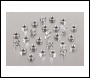 Sealey SS6 Stainless Steel Nut M6 x 1mm pitch, DIN 934 - Pack of 100