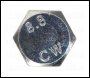 Sealey SS1650 8.8 Zinc Plated HT Setscrew M16 x 50mm, DIN 933 - Pack of 10