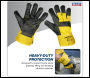 Sealey SSP13 Worksafe® Rigger's Gloves with Hide Palm - Pair