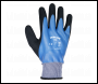 Sealey SSP49L/B120 Worksafe® Waterproof Latex Gloves, Large - Box of 120 Pairs