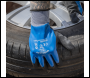 Sealey SSP49L Worksafe® Waterproof Latex Gloves, Large - Pair