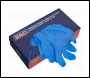 Sealey SSP55XL Premium Powder-Free Disposable Nitrile Gloves Extra-Large Pack of 100