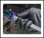 Sealey SSP57L Diamond Grip Extra-Thick Nitrile Powder-Free Gloves, Black, Large - Pack of 50