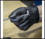 Sealey SSP57XL Diamond Grip Extra-Thick Nitrile Powder-Free Gloves, Black, X-Large - Pack of 50