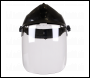 Sealey SSP78 Worksafe® Deluxe Brow Guard with Aspherical Polycarbonate Full Face Shield