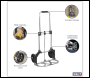 Sealey ST33 Aluminium Folding Sack Truck 70kg Capacity