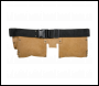 Sealey STBL01 Double Pouch Leather Tool Belt