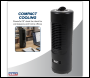 Sealey STF12C 12 inch  Small Oscillating Desk Tower Fan 2-Speed 230V