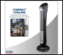 Sealey STF43Q 43 inch  Quiet High Performance Oscillating Tower Fan 230V