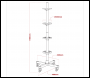 Sealey STR004 Wheel Storage Trolley 100kg Capacity