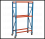 Sealey STR007 2-Level Mobile Tyre Rack 200kg Capacity Per Level