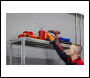 Sealey STR008 2-Level Tyre Rack with Shelf 150kg Capacity Per Level