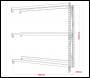 Sealey STR600E 2-Level Tyre Rack Extension 200kg Capacity Per Level