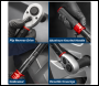 Sealey STW915B Premier Black Torque Wrench Set 1/2 inch Sq Drive 60-330Nm 8pc