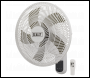 Sealey SWF16WR Wall Fan 3-Speed 16 inch  with Remote Control 230V