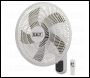 Sealey SWF18WR Wall Fan 3-Speed 18 inch  with Remote Control 230V