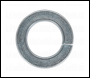 Sealey SWM12 Zinc Plated Spring Washer M12, DIN 127B - Pack of 50
