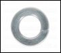 Sealey SWM6 Zinc Plated Spring Washer M6, DIN 127B - Pack of 100