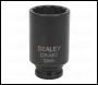 Sealey SX0041 Premier Bi-Hex Deep Impact Socket 1/2 inch Sq Drive 33mm