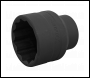 Sealey SX014 Impact Socket 50mm Bi-Hex 3/4 inch Sq Drive