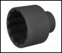 Sealey SX0150 Impact Socket 65mm 12-Point 3/4 inch Sq Drive