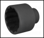 Sealey SX0150 Impact Socket 3/4 inch Sq Drive 12-Point 65mm