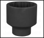 Sealey SX021 Impact Socket 56mm Bi-Hex Deep 3/4 inch Sq Drive