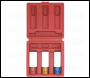 Sealey SX031 Alloy Wheel Impact Socket Set 1/2 inch Sq Drive 3pc