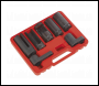 Sealey SX032 Oxygen Sensor Socket Set 3/8 inch  & 1/2 inch Sq Drive 7pc