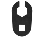 Sealey SX0323 DPF Fuel Vaporiser Crow's Foot Spanner for Ford 1/2 inch Sq Drive 22mm