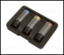 Sealey SX039 Premier Alloy Wheel Ultra-Power Impact Socket Set 1/2 inch Sq Drive 3pc