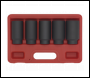 Sealey SX050 Impact Hub Nut Socket Set 1/2 inch Sq Drive 5pc