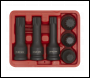 Sealey SX052 Impact Spline Socket Bit Set 1/2 inch Sq Drive 6pc