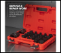 Sealey SX054 Impact Socket & Bit Set, 3/4 inch Sq & 1 inch Sq Drive 23pc