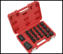 Sealey SX054 Impact Socket & Bit Set, 3/4 inch Sq & 1 inch Sq Drive 23pc