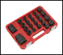 Sealey SX054 Impact Socket & Bit Set, 3/4 inch Sq & 1 inch Sq Drive 23pc